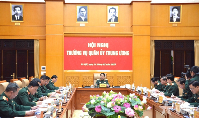 Hoàn thiện dự thảo Báo cáo chính trị của Quân ủy Trung ương trình Đại hội đại biểu Đảng bộ Quân đội- Ảnh 1.