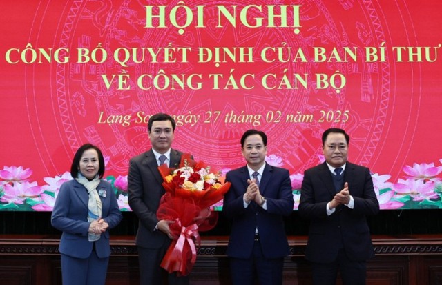 Ban Bí thư điều động, chỉ định đồng chí Nguyễn Cảnh Toàn làm Phó Bí thư Tỉnh ủy Lạng Sơn- Ảnh 2.