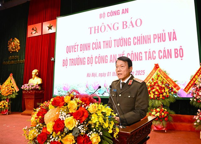 Thông báo quyết định của Thủ tướng Chính phủ và Bộ trưởng Bộ Công an về công tác cán bộ tại Công an Hà Nội- Ảnh 4.