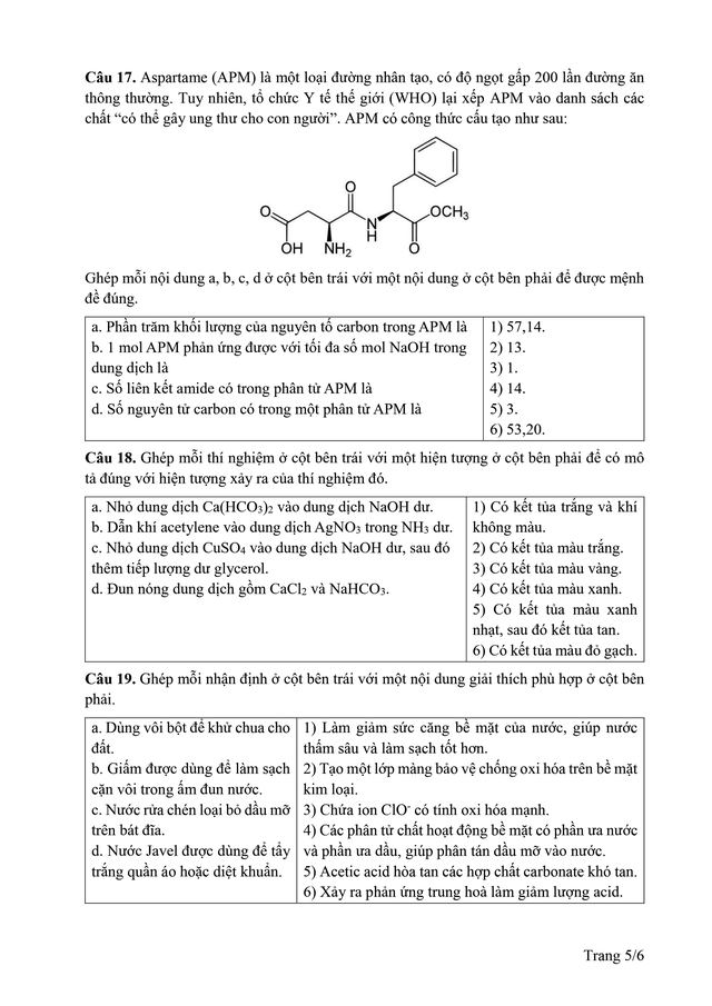 Đề minh họa môn Hóa Học kỳ thi độc lập tuyển sinh của Trường ĐHSP Hà Nội 2 năm 2025- Ảnh 5.