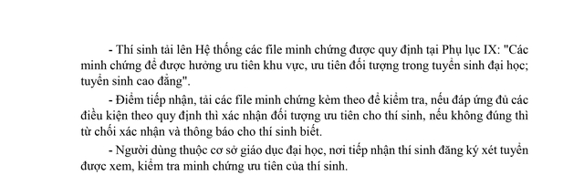 Công văn 2457/BGDĐT-GDĐH hướng dẫn tuyển sinh đại học, cao đẳng năm 2025- Ảnh 15. Công văn 2457/BGDĐT-GDĐH hướng dẫn tuyển sinh đại học, cao đẳng năm 2025- Ảnh 15.