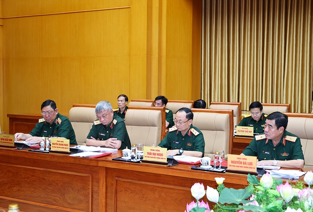 Đại tướng Phan Văn Giang chỉ đạo rà soát, sắp xếp biên chế, tổ chức quân sự địa phương, Bộ đội Biên phòng- Ảnh 5. Đại tướng Phan Văn Giang chỉ đạo rà soát, sắp xếp biên chế, tổ chức quân sự địa phương, Bộ đội Biên phòng- Ảnh 5.