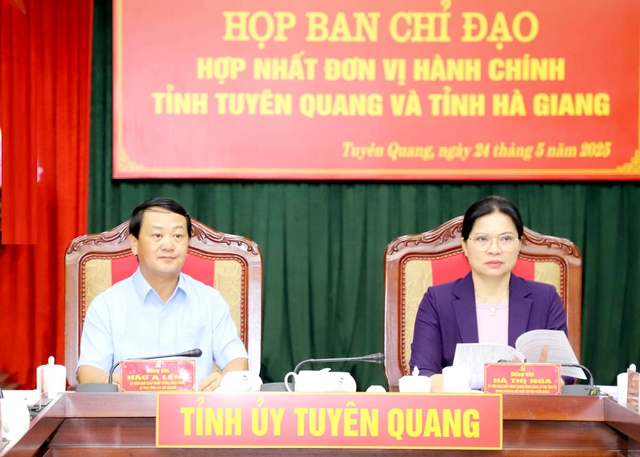 Thông qua dự thảo Đề án thành lập mới Đảng bộ tỉnh Tuyên Quang- Ảnh 1.