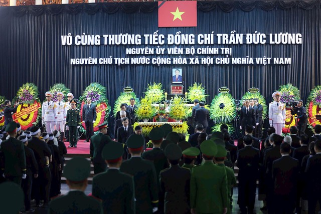 LỄ QUỐC TANG NGUYÊN CHỦ TỊCH NƯỚC TRẦN ĐỨC LƯƠNG- Ảnh 30.