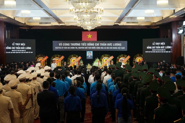 LỄ QUỐC TANG NGUYÊN CHỦ TỊCH NƯỚC TRẦN ĐỨC LƯƠNG- Ảnh 17.