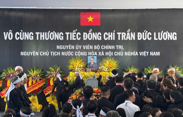 LỄ QUỐC TANG NGUYÊN CHỦ TỊCH NƯỚC TRẦN ĐỨC LƯƠNG- Ảnh 9.
