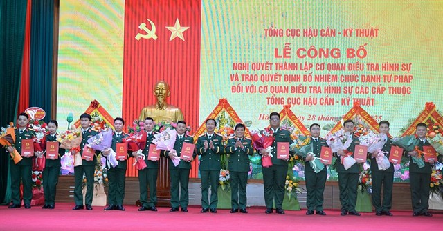 Thành lập cơ quan điều tra hình sự các cấp thuộc Tổng cục Hậu cần-Kỹ thuật, Bộ Quốc phòng- Ảnh 2.