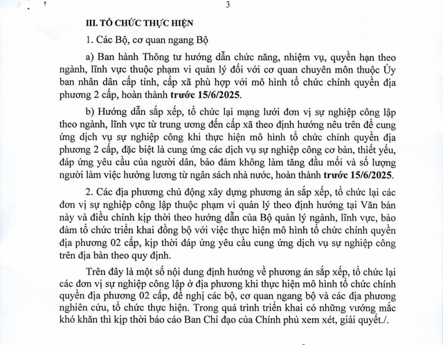 Công văn 68-CV/BCĐ định hướng sắp xếp, tổ chức lại đơn vị sự nghiệp công lập ở địa phương- Ảnh 3. Công văn 68-CV/BCĐ định hướng sắp xếp, tổ chức lại đơn vị sự nghiệp công lập ở địa phương- Ảnh 3.