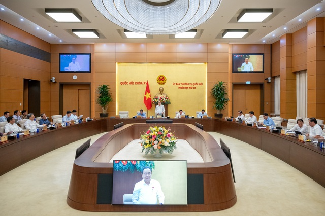 UBTVQH xem xét thông qua về nguyên tắc các nghị quyết về sắp xếp đơn vị hành chính cấp xã- Ảnh 1. UBTVQH xem xét thông qua về nguyên tắc các nghị quyết về sắp xếp đơn vị hành chính cấp xã- Ảnh 1.
