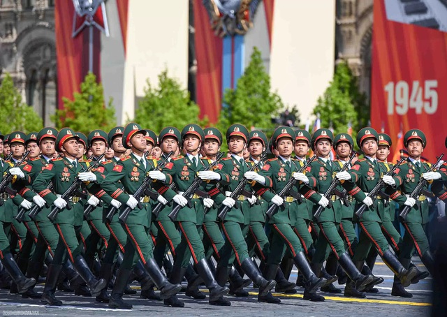 Đoàn Quân đội nhân dân Việt Nam tham gia Lễ duyệt binh trên Quảng trường Đỏ- Ảnh 15. Đoàn Quân đội nhân dân Việt Nam tham gia Lễ duyệt binh trên Quảng trường Đỏ- Ảnh 15.