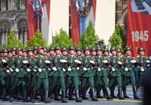 Đoàn Quân đội nhân dân Việt Nam tham gia Lễ duyệt binh trên Quảng trường Đỏ- Ảnh 16. Đoàn Quân đội nhân dân Việt Nam tham gia Lễ duyệt binh trên Quảng trường Đỏ- Ảnh 16.