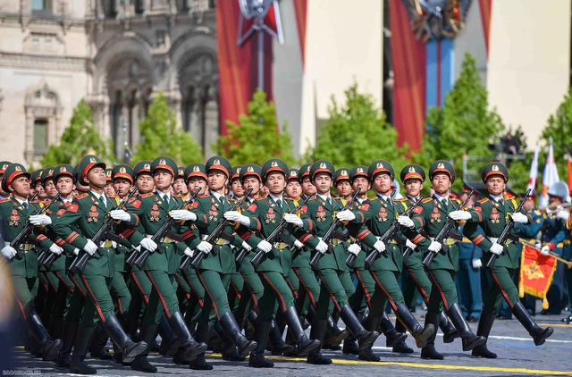Đoàn Quân đội nhân dân Việt Nam tham gia Lễ duyệt binh trên Quảng trường Đỏ- Ảnh 17. Đoàn Quân đội nhân dân Việt Nam tham gia Lễ duyệt binh trên Quảng trường Đỏ- Ảnh 17.