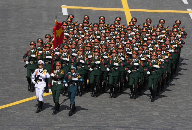 Đoàn Quân đội nhân dân Việt Nam tham gia Lễ duyệt binh trên Quảng trường Đỏ- Ảnh 9. Đoàn Quân đội nhân dân Việt Nam tham gia Lễ duyệt binh trên Quảng trường Đỏ- Ảnh 9.