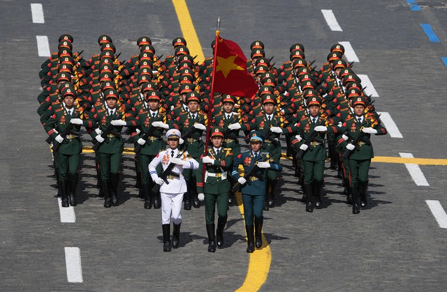 Đoàn Quân đội nhân dân Việt Nam tham gia Lễ duyệt binh trên Quảng trường Đỏ- Ảnh 8. Đoàn Quân đội nhân dân Việt Nam tham gia Lễ duyệt binh trên Quảng trường Đỏ- Ảnh 8.