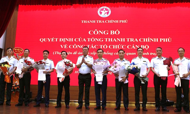 Bổ nhiệm nhân sự Thanh tra Chính phủ theo Đề án sắp xếp hệ thống các cơ quan thanh tra- Ảnh 1. Bổ nhiệm nhân sự Thanh tra Chính phủ theo Đề án sắp xếp hệ thống các cơ quan thanh tra- Ảnh 1.