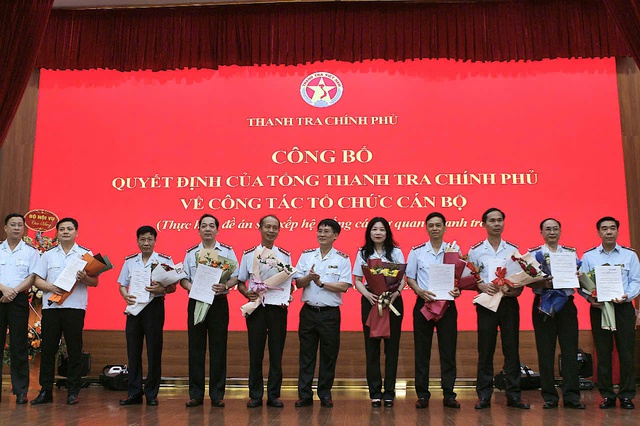 Bổ nhiệm nhân sự Thanh tra Chính phủ theo Đề án sắp xếp hệ thống các cơ quan thanh tra- Ảnh 3. Bổ nhiệm nhân sự Thanh tra Chính phủ theo Đề án sắp xếp hệ thống các cơ quan thanh tra- Ảnh 3.