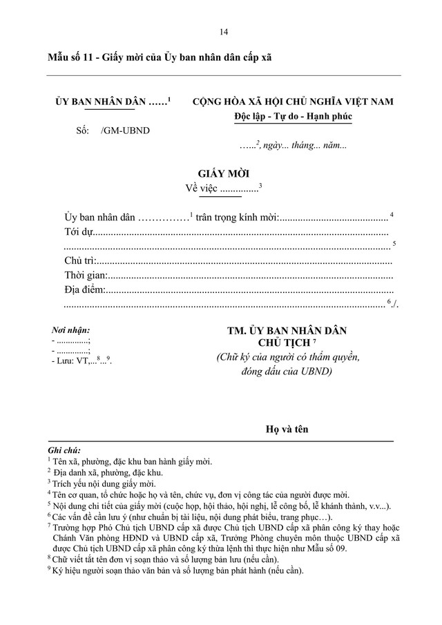 Hướng dẫn các MẪU VĂN BẢN của UBND cấp xã- Ảnh 14. Hướng dẫn các MẪU VĂN BẢN của UBND cấp xã- Ảnh 14.