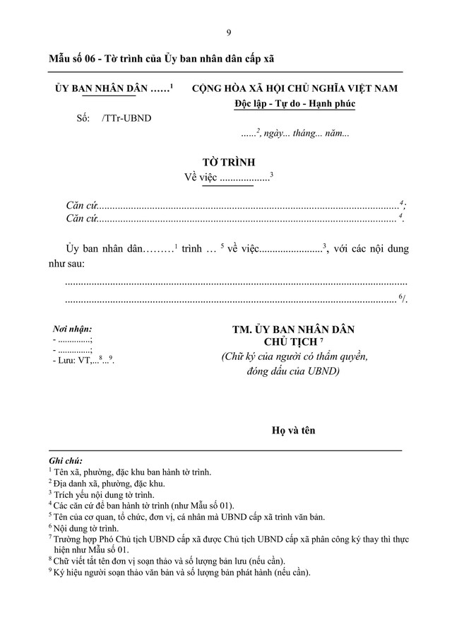 Hướng dẫn các MẪU VĂN BẢN của UBND cấp xã- Ảnh 9. Hướng dẫn các MẪU VĂN BẢN của UBND cấp xã- Ảnh 9.