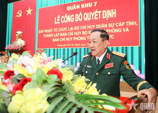 Sáp nhập, tổ chức lại Bộ Chỉ huy quân sự cấp tỉnh tại Quân khu 7- Ảnh 3. Sáp nhập, tổ chức lại Bộ Chỉ huy quân sự cấp tỉnh tại Quân khu 7- Ảnh 3.