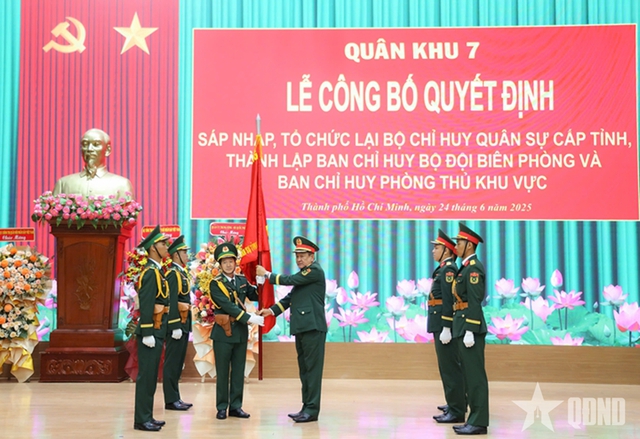 Sáp nhập, tổ chức lại Bộ Chỉ huy quân sự cấp tỉnh tại Quân khu 7- Ảnh 1. Sáp nhập, tổ chức lại Bộ Chỉ huy quân sự cấp tỉnh tại Quân khu 7- Ảnh 1.