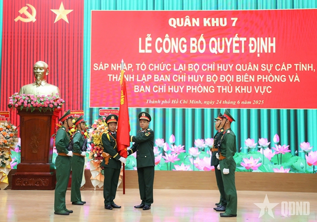 Sáp nhập, tổ chức lại Bộ Chỉ huy quân sự cấp tỉnh tại Quân khu 7- Ảnh 2. Sáp nhập, tổ chức lại Bộ Chỉ huy quân sự cấp tỉnh tại Quân khu 7- Ảnh 2.