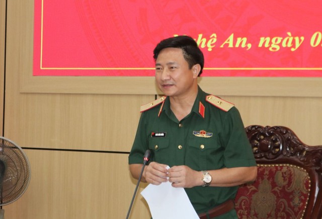 Kiểm tra công tác chuẩn bị triển khai sắp xếp, điều chỉnh tổ chức cơ quan Quân sự địa phương- Ảnh 1. Kiểm tra công tác chuẩn bị triển khai sắp xếp, điều chỉnh tổ chức cơ quan Quân sự địa phương- Ảnh 1.