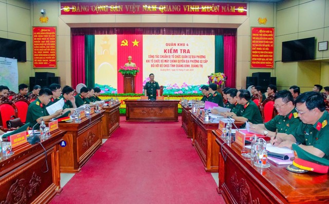 Rà soát kỹ lưỡng, không để xảy ra sơ suất trong quá trình sắp xếp, tổ chức quân sự địa phương- Ảnh 2. Rà soát kỹ lưỡng, không để xảy ra sơ suất trong quá trình sắp xếp, tổ chức quân sự địa phương- Ảnh 2.