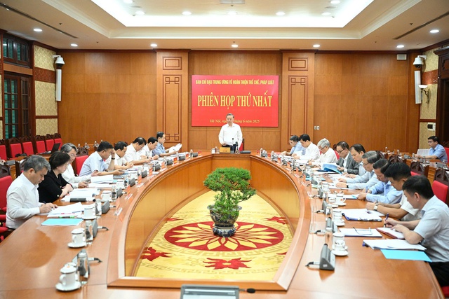 Tổng Bí thư Tô Lâm: Công tác hoàn thiện thể chế pháp luật phải mở đường cho kiến tạo phát triển- Ảnh 1. Tổng Bí thư Tô Lâm: Công tác hoàn thiện thể chế pháp luật phải mở đường cho kiến tạo phát triển- Ảnh 1.