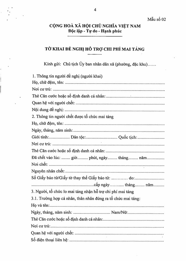 Trình tự, thủ tục thực hiện trợ cấp hưu trí xã hội; hỗ trợ chi phí mai táng- Ảnh 6. Trình tự, thủ tục thực hiện trợ cấp hưu trí xã hội; hỗ trợ chi phí mai táng- Ảnh 6.