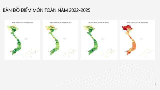 Phân tích phổ điểm môn Toán thi tốt nghiệp THPT năm 2025- Ảnh 4. Phân tích phổ điểm môn Toán thi tốt nghiệp THPT năm 2025- Ảnh 4.