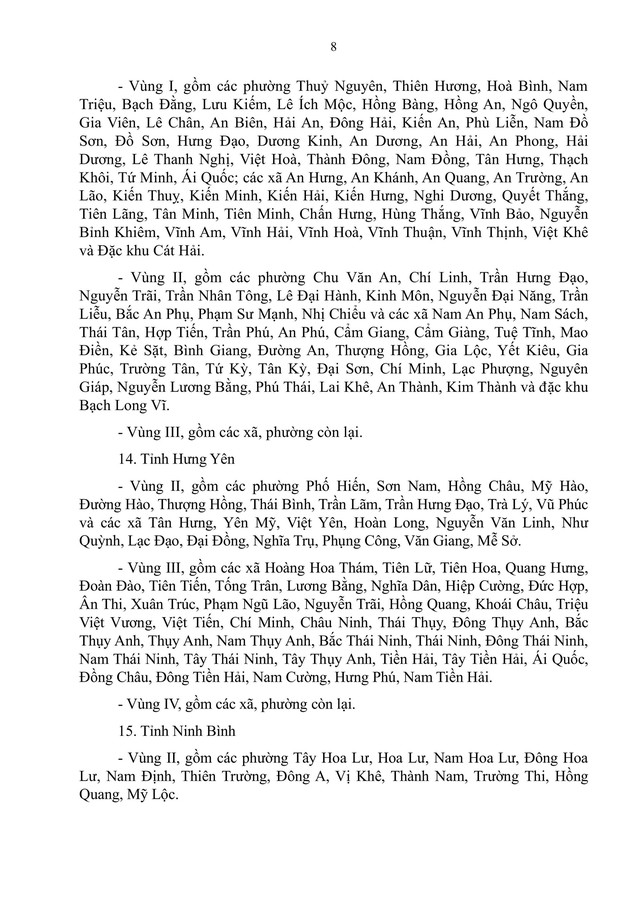 TOÀN VĂN: Dự thảo Nghị định quy định mức lương tối thiểu đối với người lao động làm việc theo hợp đồng lao động- Ảnh 8.