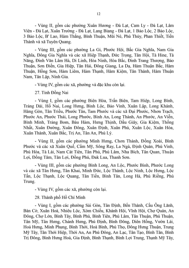 Đề xuất  MỨC LƯƠNG TỐI THIỂU VÙNG từ 1/1/2026- Ảnh 9.