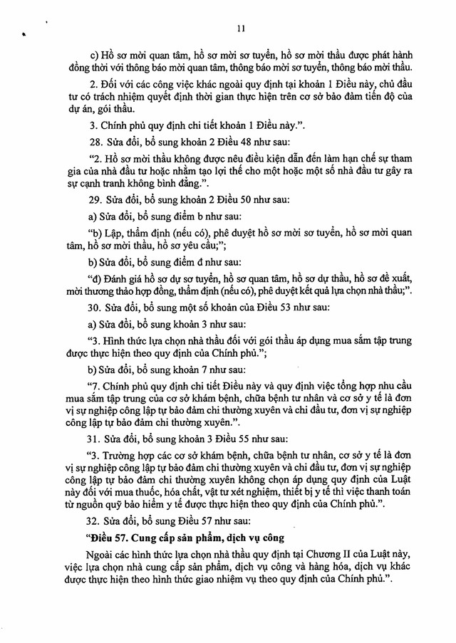 TOÀN VĂN: Luật số 90/2025/QH15 sửa đổi, bổ sung các luật về đấu thầu; đầu tư; hải quan; thuế; tài sản công- Ảnh 11. TOÀN VĂN: Luật số 90/2025/QH15 sửa đổi, bổ sung các luật về đấu thầu; đầu tư; hải quan; thuế; tài sản công- Ảnh 11.