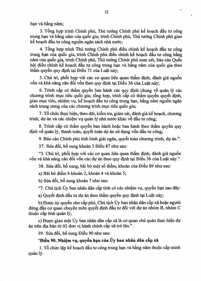 TOÀN VĂN: Luật số 90/2025/QH15 sửa đổi, bổ sung các luật về đấu thầu; đầu tư; hải quan; thuế; tài sản công- Ảnh 52. TOÀN VĂN: Luật số 90/2025/QH15 sửa đổi, bổ sung các luật về đấu thầu; đầu tư; hải quan; thuế; tài sản công- Ảnh 52.