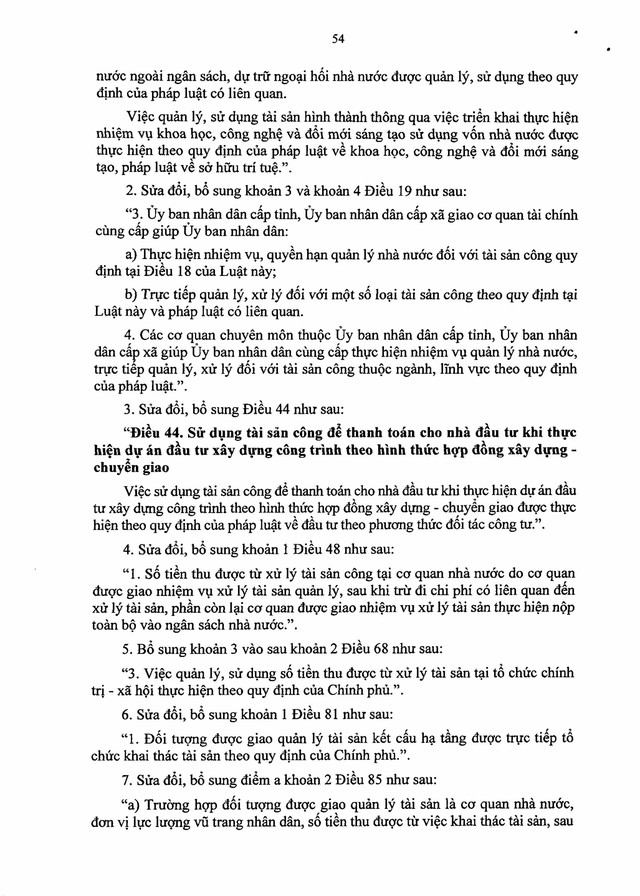TOÀN VĂN: Luật số 90/2025/QH15 sửa đổi, bổ sung các luật về đấu thầu; đầu tư; hải quan; thuế; tài sản công- Ảnh 54. TOÀN VĂN: Luật số 90/2025/QH15 sửa đổi, bổ sung các luật về đấu thầu; đầu tư; hải quan; thuế; tài sản công- Ảnh 54.