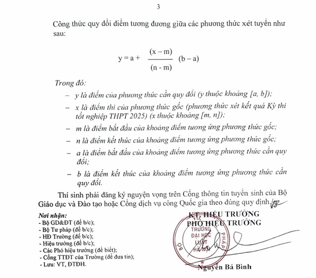 Điểm sàn Đại học Luật Hà Nội năm 2025- Ảnh 4.
