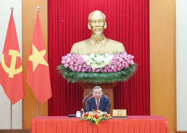 TỔNG BÍ THƯ TÔ LÂM VÀ TỔNG THỐNG HOA KỲ DONALD TRUMP ĐIỆN ĐÀM- Ảnh 2.