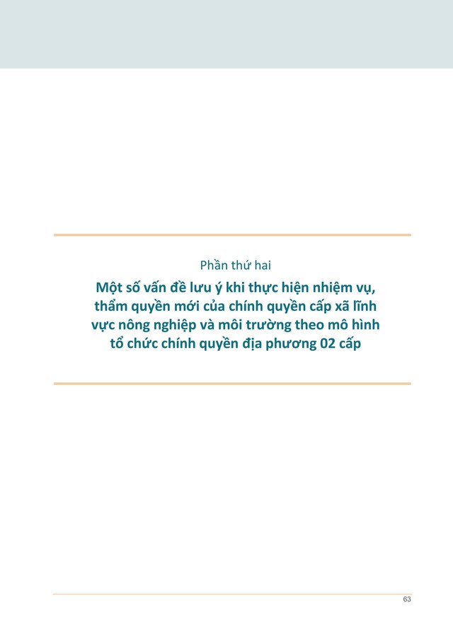 TOÀN VĂN: Sổ tay HƯỚNG DẪN thực hiện NHIỆM VỤ MỚI của CẤP XÃ - lĩnh vực NÔNG NGHIỆP và MÔI TRƯỜNG- Ảnh 63. TOÀN VĂN: Sổ tay HƯỚNG DẪN thực hiện NHIỆM VỤ MỚI của CẤP XÃ - lĩnh vực NÔNG NGHIỆP và MÔI TRƯỜNG- Ảnh 63.