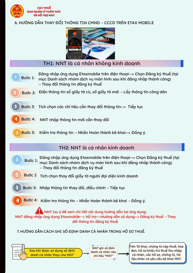 Cẩm nang hỗ trợ sử dụng số định danh cá nhân thay mã số thuế- Ảnh 10.
