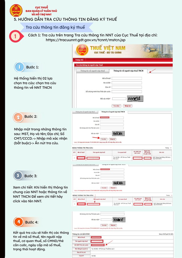 Cẩm nang hỗ trợ sử dụng số định danh cá nhân thay mã số thuế- Ảnh 7.