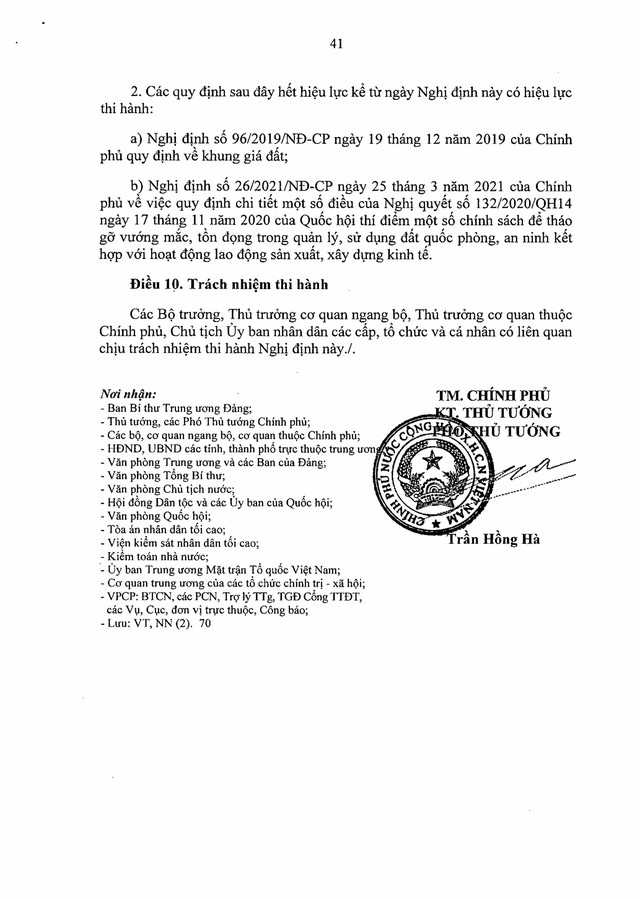 TOÀN VĂN: Nghị định 226/2025/NĐ-CP sửa đổi, bổ sung các nghị định quy định chi tiết thi hành Luật Đất đai- Ảnh 41.