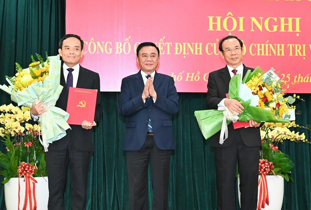 Đồng chí Trần Lưu Quang giữ chức Bí thư Thành ủy Thành phố Hồ Chí Minh- Ảnh 1.