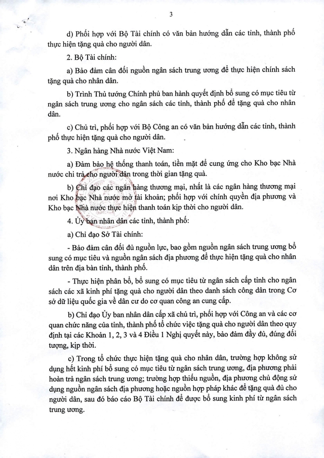 TOÀN VĂN: Nghị quyết 263/NQ-CP tặng quà nhân dân nhân dịp kỷ niệm 80 năm Cách mạng tháng Tám và Quốc khánh 2/9- Ảnh 4.