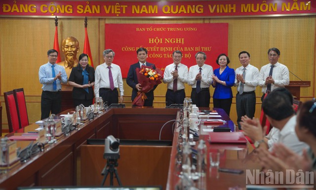Ban Bí thư bổ nhiệm đồng chí Nguyễn Thanh Bình giữ chức Phó Trưởng Ban Tổ chức Trung ương- Ảnh 3.