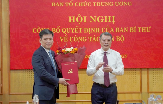 Ban Bí thư bổ nhiệm đồng chí Nguyễn Thanh Bình giữ chức Phó Trưởng Ban Tổ chức Trung ương- Ảnh 1.