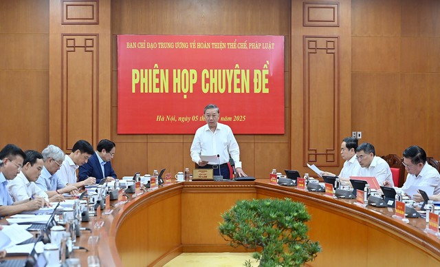 Tổng Bí thư Tô Lâm: Những điểm nghẽn đã phát hiện phải được xử lý triệt để, không cản trở phát triển - Ảnh 1. Tổng Bí thư Tô Lâm: Những điểm nghẽn đã phát hiện phải được xử lý triệt để, không cản trở phát triển - Ảnh 1.