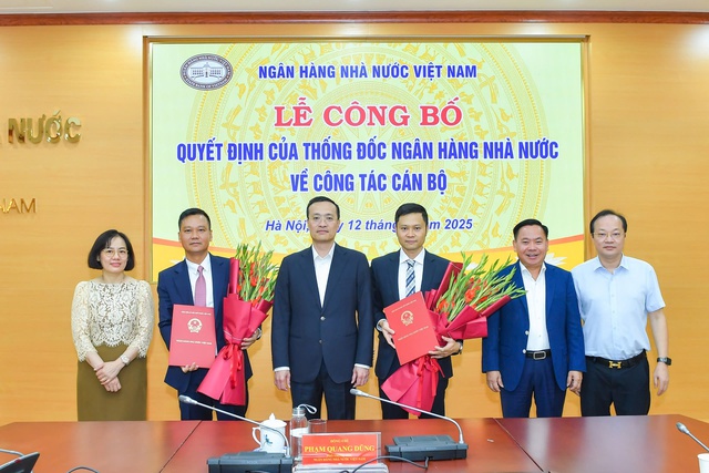 Bổ nhiệm 2 tân Phó Chánh Thanh tra Ngân hàng Nhà nước- Ảnh 1.