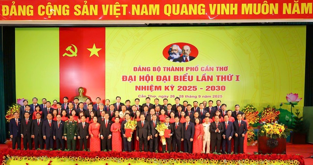 Danh sách Ban Chấp hành, Ban Thường vụ, Thường trực Thành ủy Cần Thơ nhiệm kỳ 2025-2030- Ảnh 1.