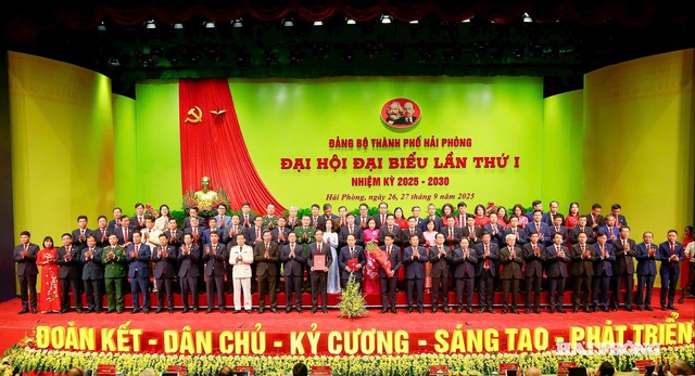 Danh sách Ban Chấp hành, Ban Thường vụ Thành ủy Hải Phòng nhiệm kỳ 2025-2030- Ảnh 1.