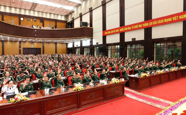 KHAI MẠC TRỌNG THỂ ĐẠI HỘI ĐẠI BIỂU ĐẢNG BỘ QUÂN ĐỘI NHIỆM KỲ 2025-2030- Ảnh 12. KHAI MẠC TRỌNG THỂ ĐẠI HỘI ĐẠI BIỂU ĐẢNG BỘ QUÂN ĐỘI NHIỆM KỲ 2025-2030- Ảnh 12.